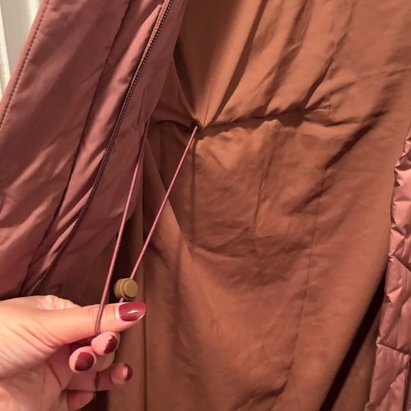 Lululemon Roasted Brown Down Long Puffer Coat 12 - Picture 7 of 11